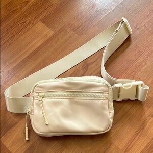Cream Belt Bag